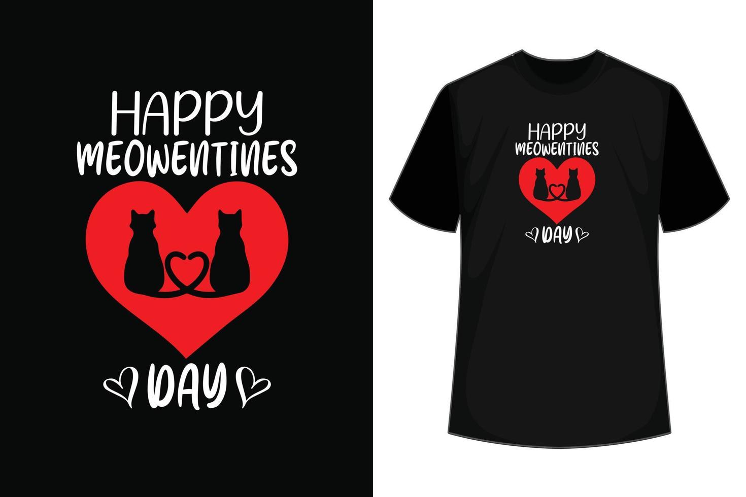 estar meu meowentine SVG t camisa vetor