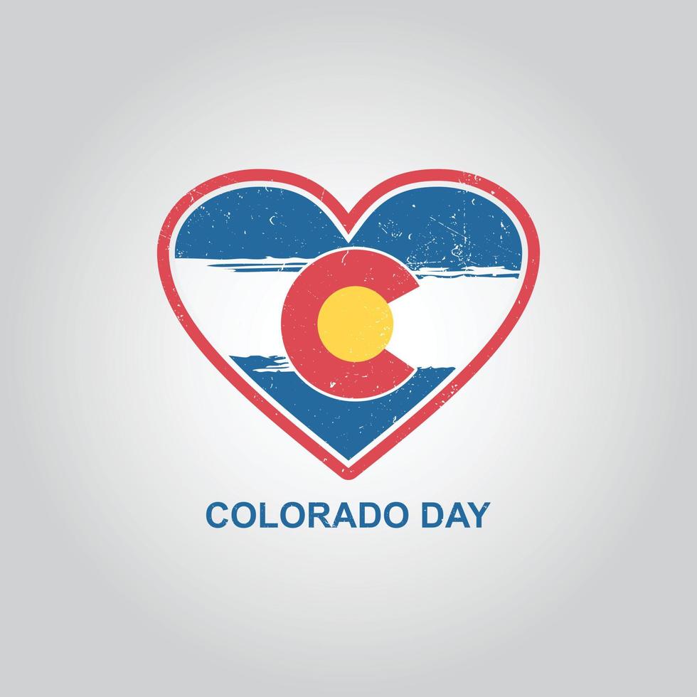 logotipo desenhos para Colorado dia comemoração, Colorado memorial dia, feriados para Unidos estados. moderno fundo vetor ilustração para poster, cartão e bandeira