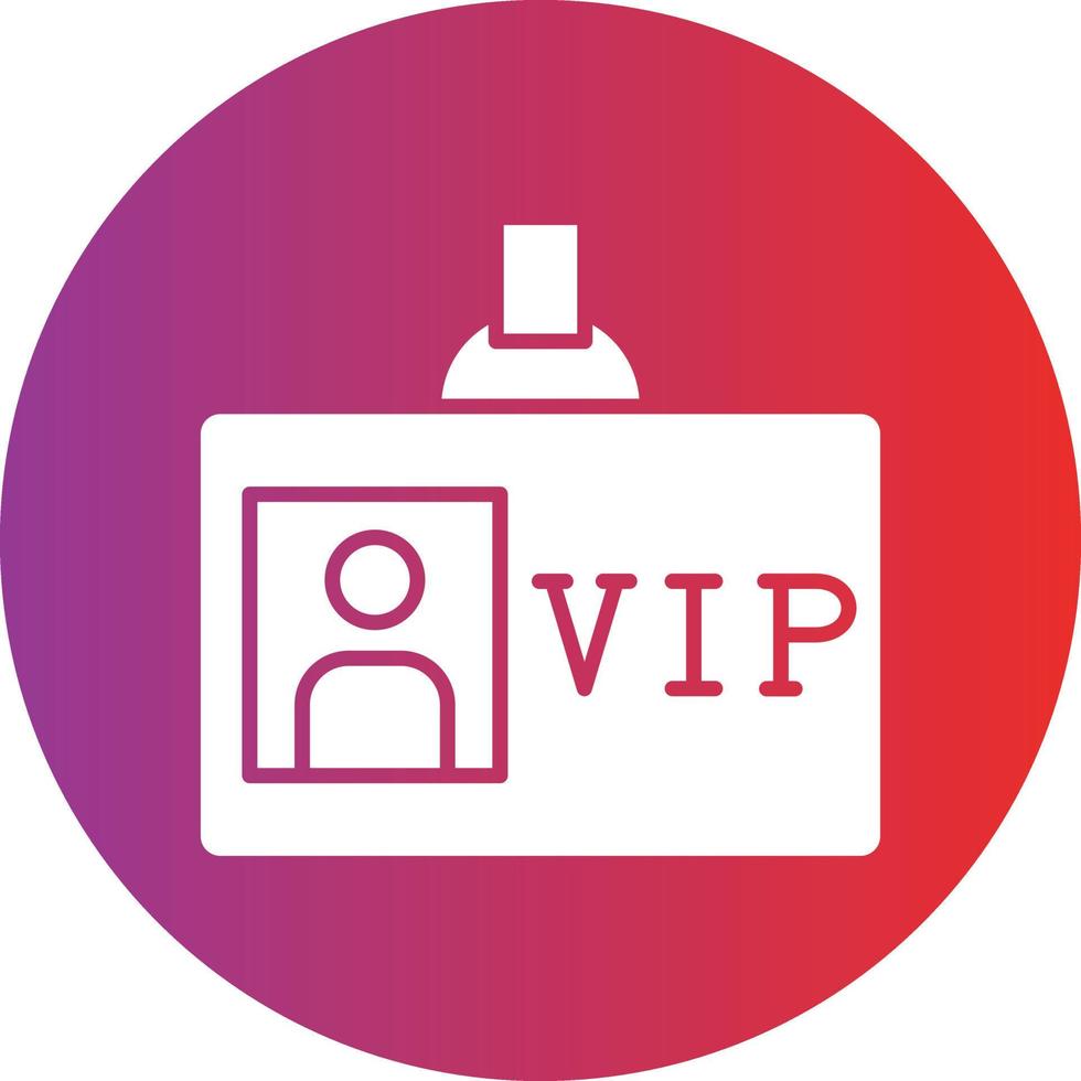 vetor Projeto vip passar ícone estilo