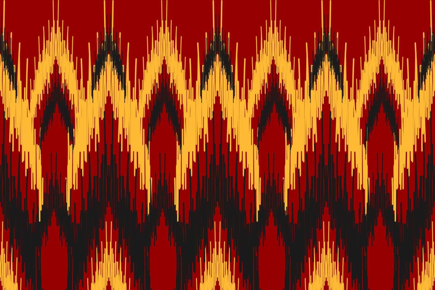 arte padrão tribal étnica abstrata. padrão sem emenda étnico ikat vermelho. estilo americano e mexicano. vetor