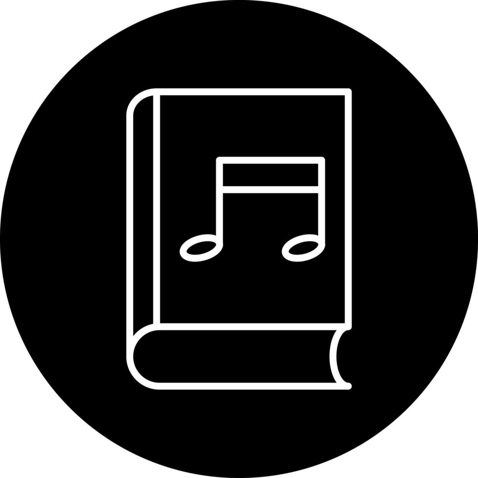 música livro vetor ícone estilo