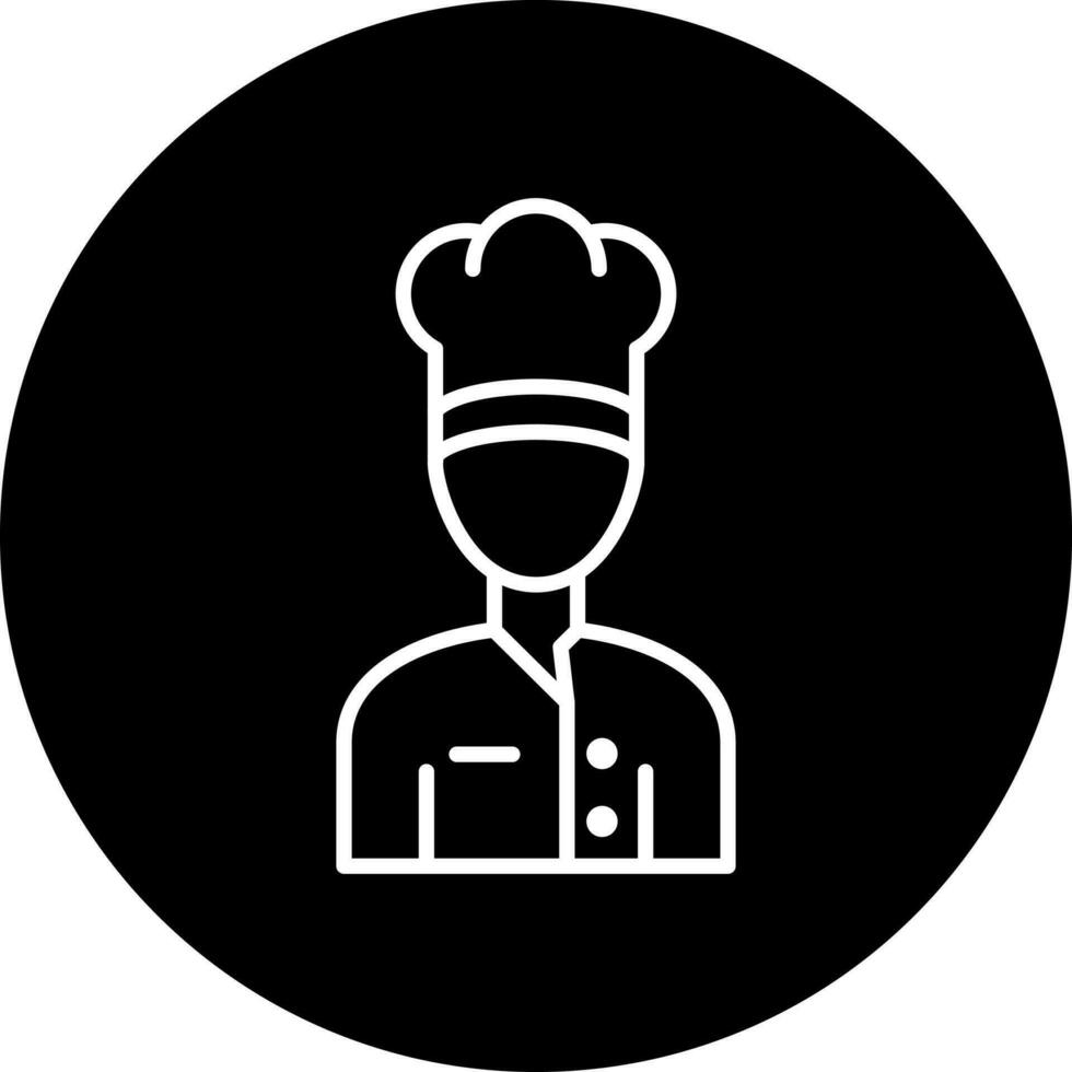 chefe de cozinha vetor ícone estilo