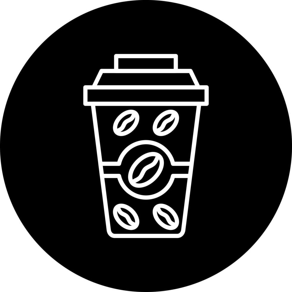 café copo vetor ícone estilo
