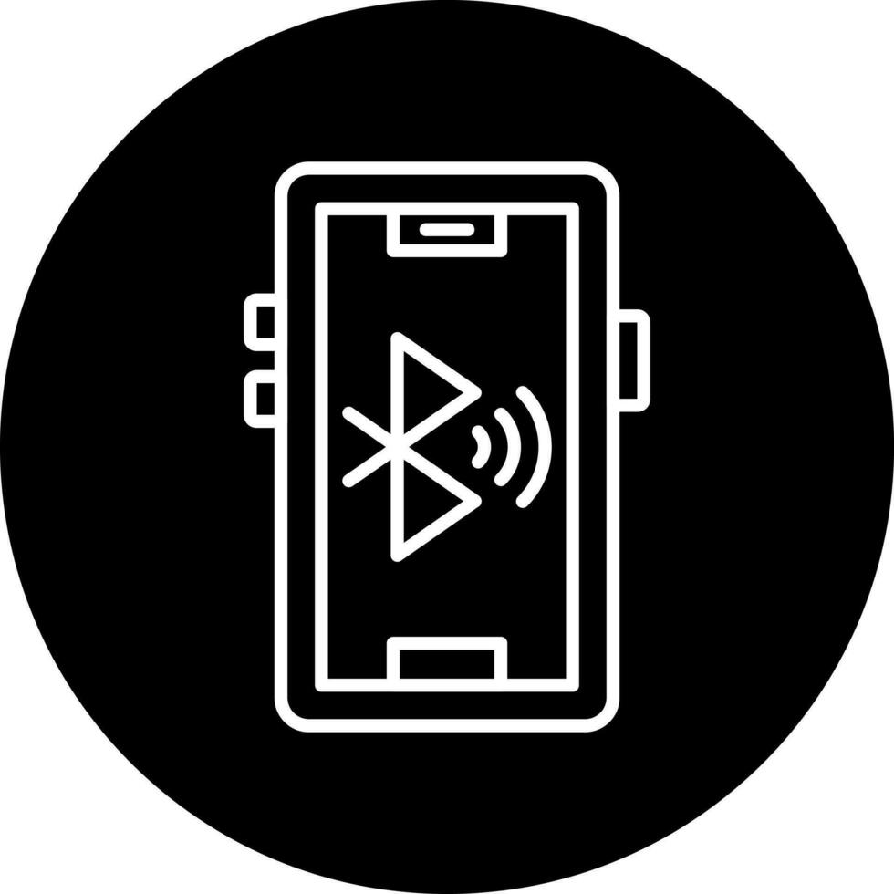 Bluetooth procurando vetor ícone estilo