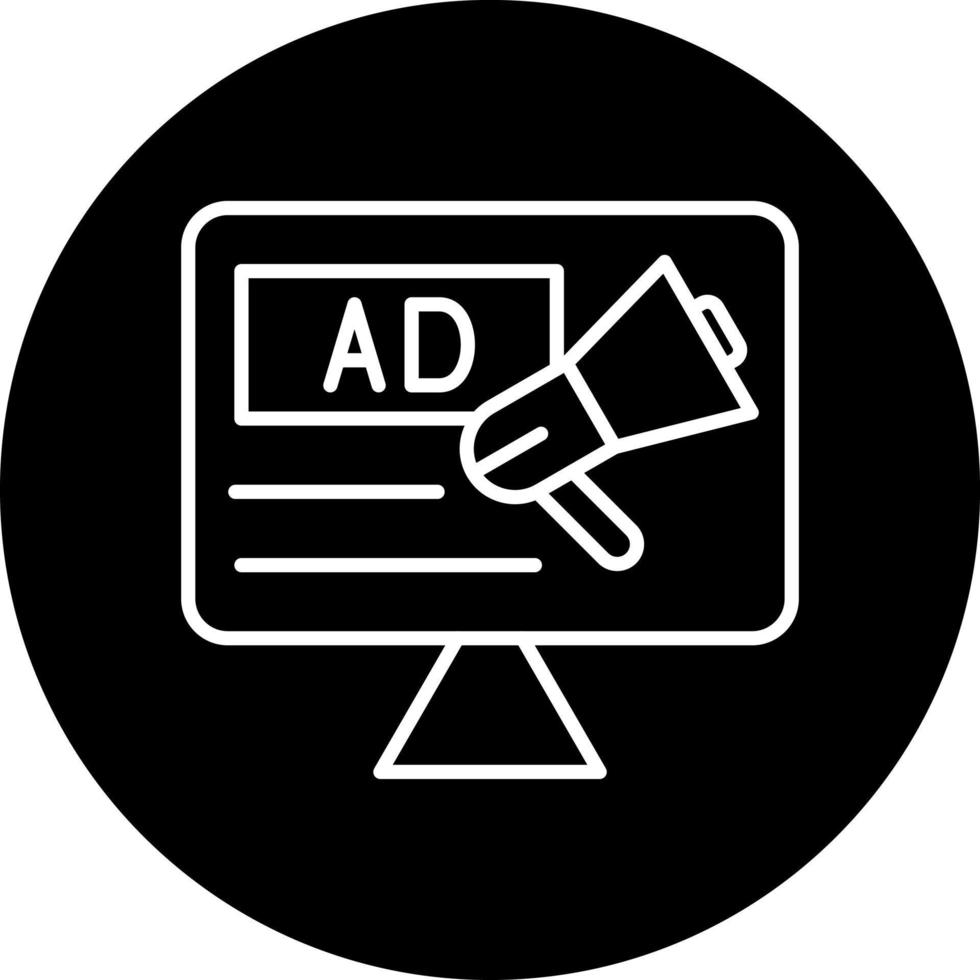 publicidade campanha vetor ícone estilo
