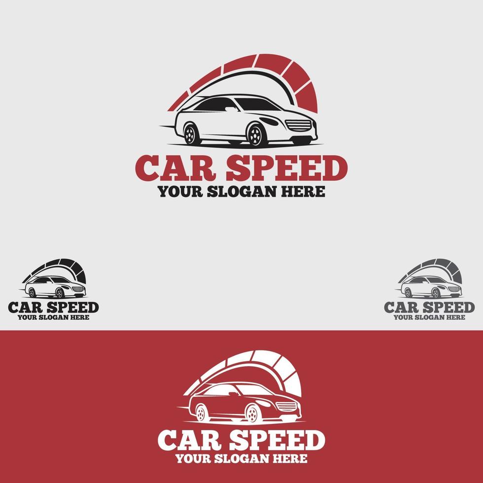 conjunto de modelos de design de vetor de logotipo de velocidade do carro