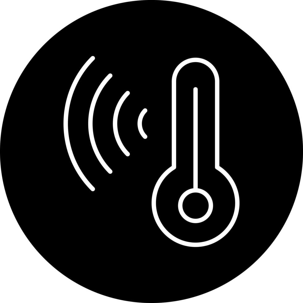 inteligente temperatura vetor ícone estilo