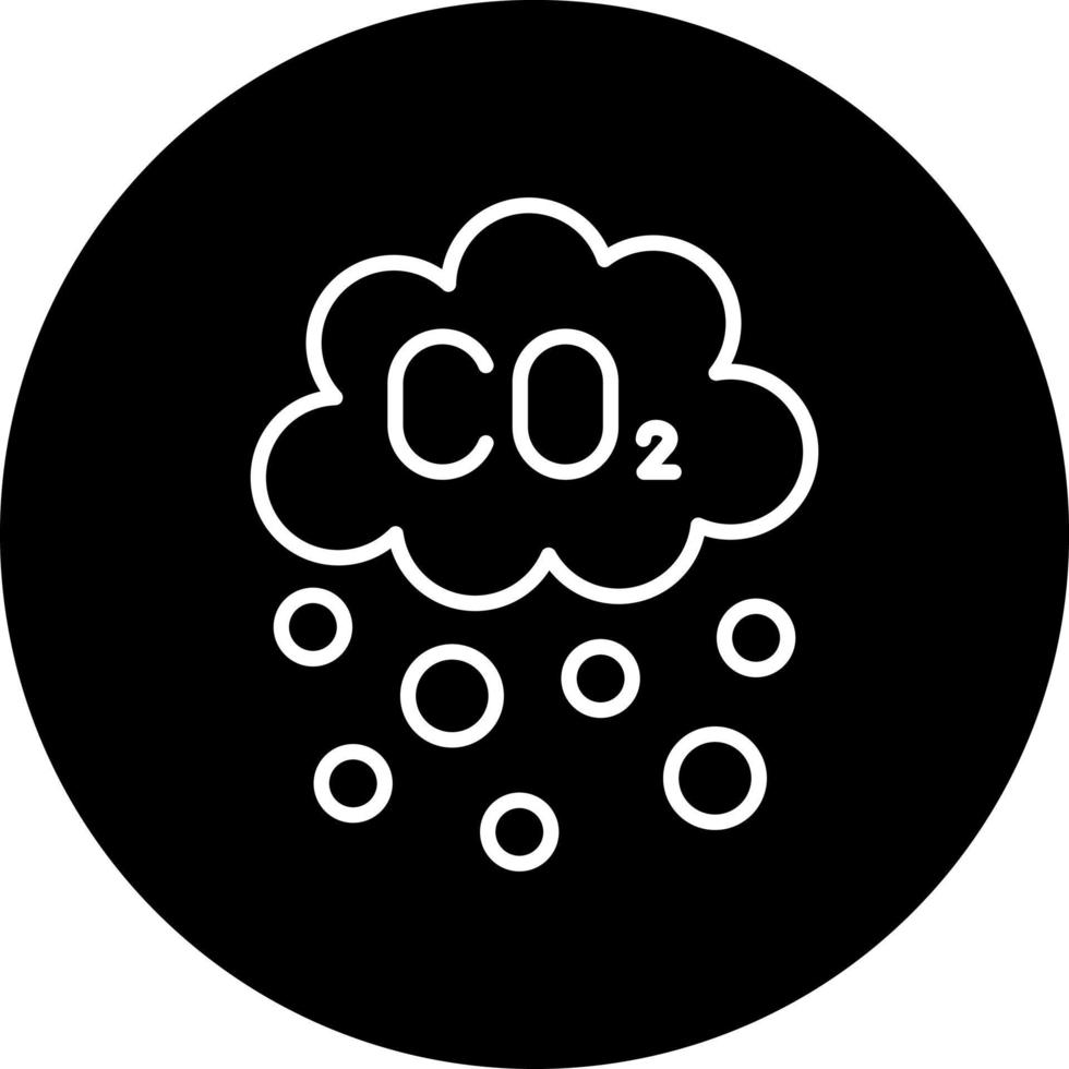 co2 poluição vetor ícone estilo