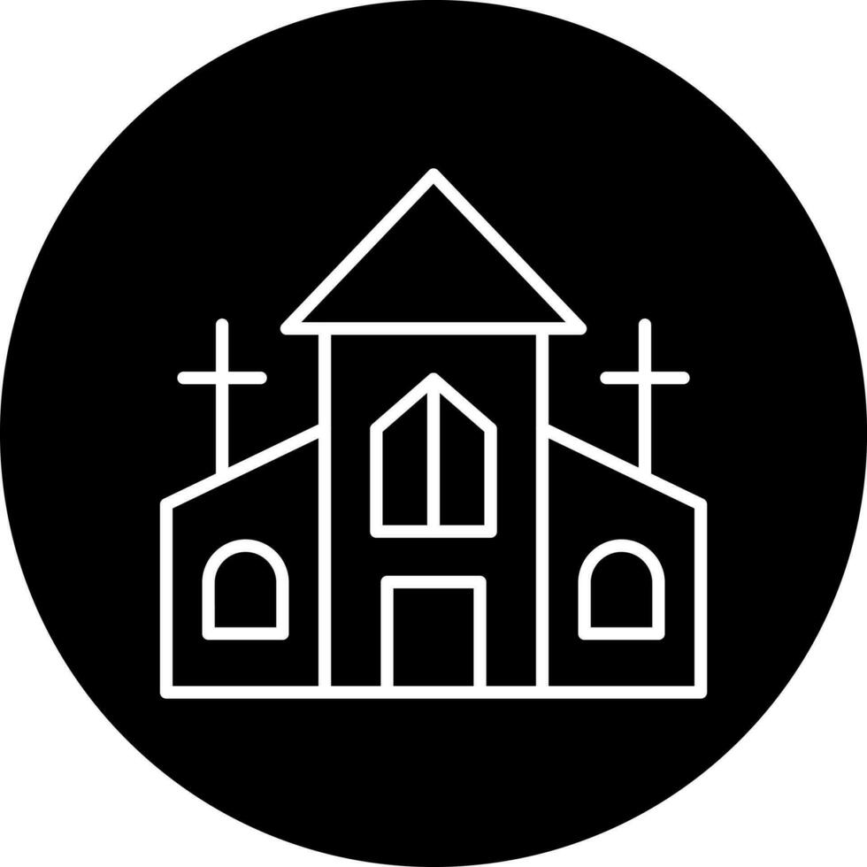Igreja vetor ícone estilo