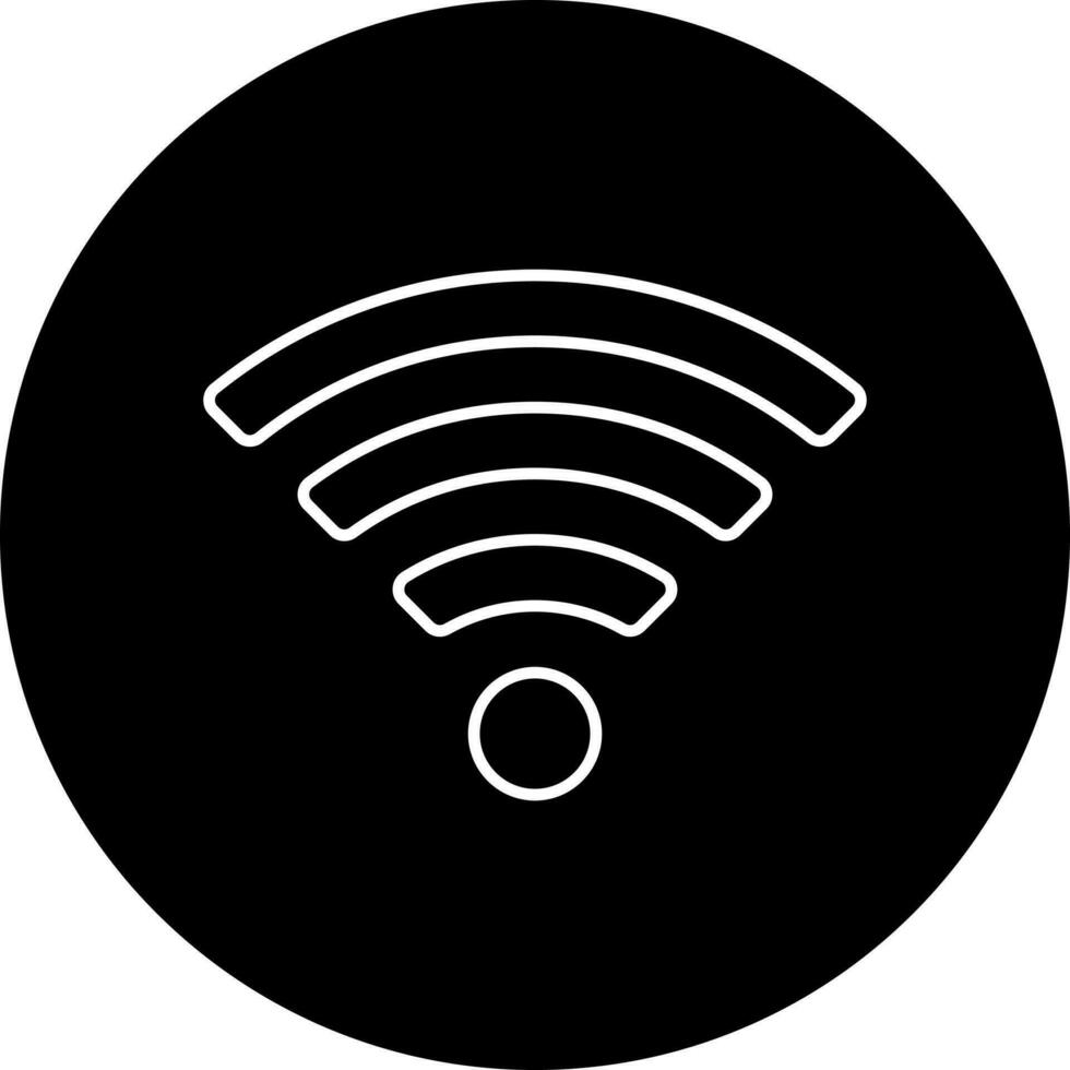 Wi-fi vetor ícone estilo