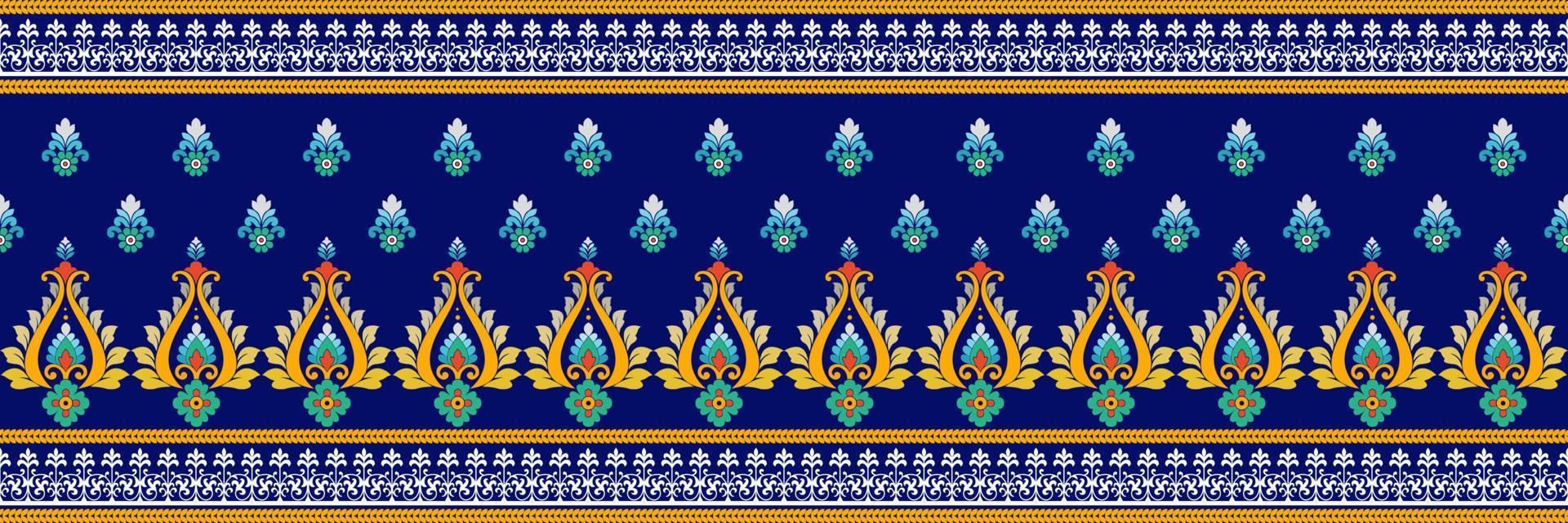 floral desatado padronizar. vetor indiano decorativo papel de parede. batik Indonésia. colorida padronizar com paisley e estilizado flores Projeto para invólucro papel, cobrir, tecido, têxtil, papel de parede, cortinas