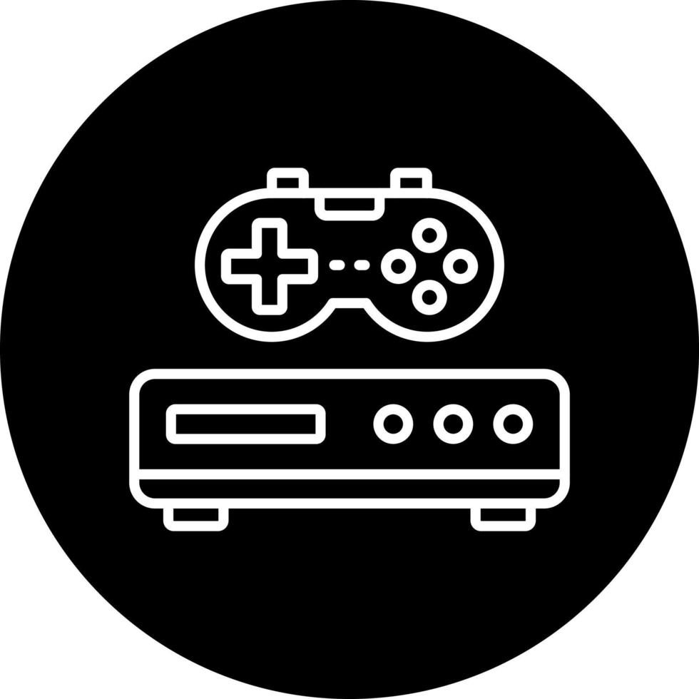jogos console vetor ícone estilo
