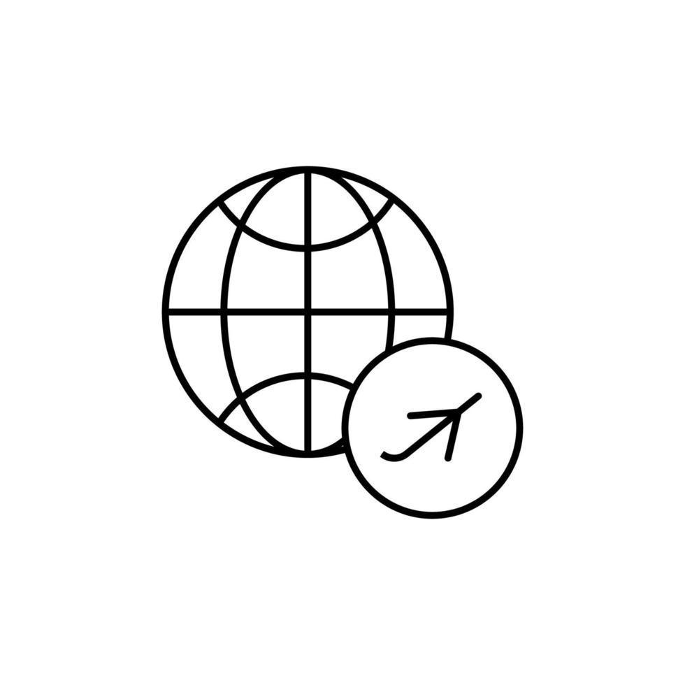 ícone de vetor de avião
