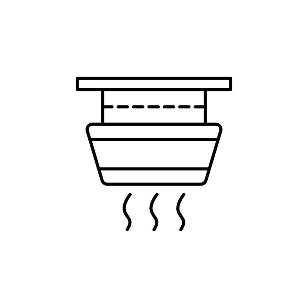 fumaça detector, segurança vetor ícone