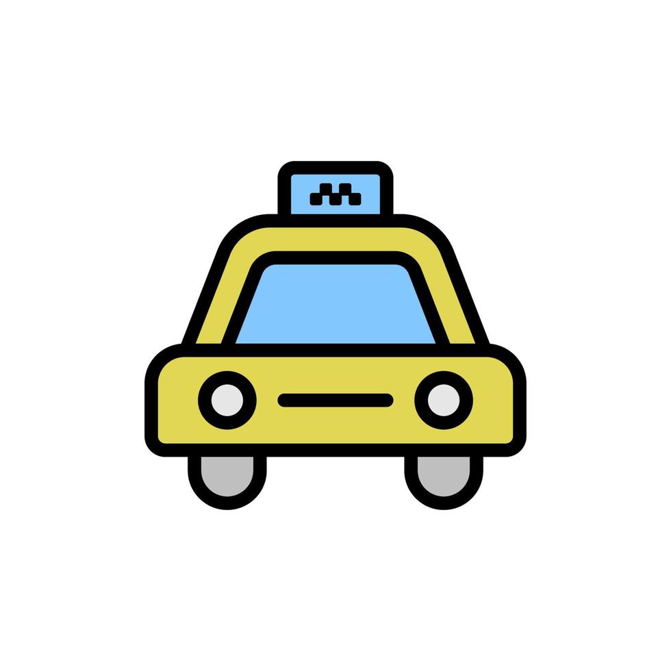 Táxi, carro vetor ícone