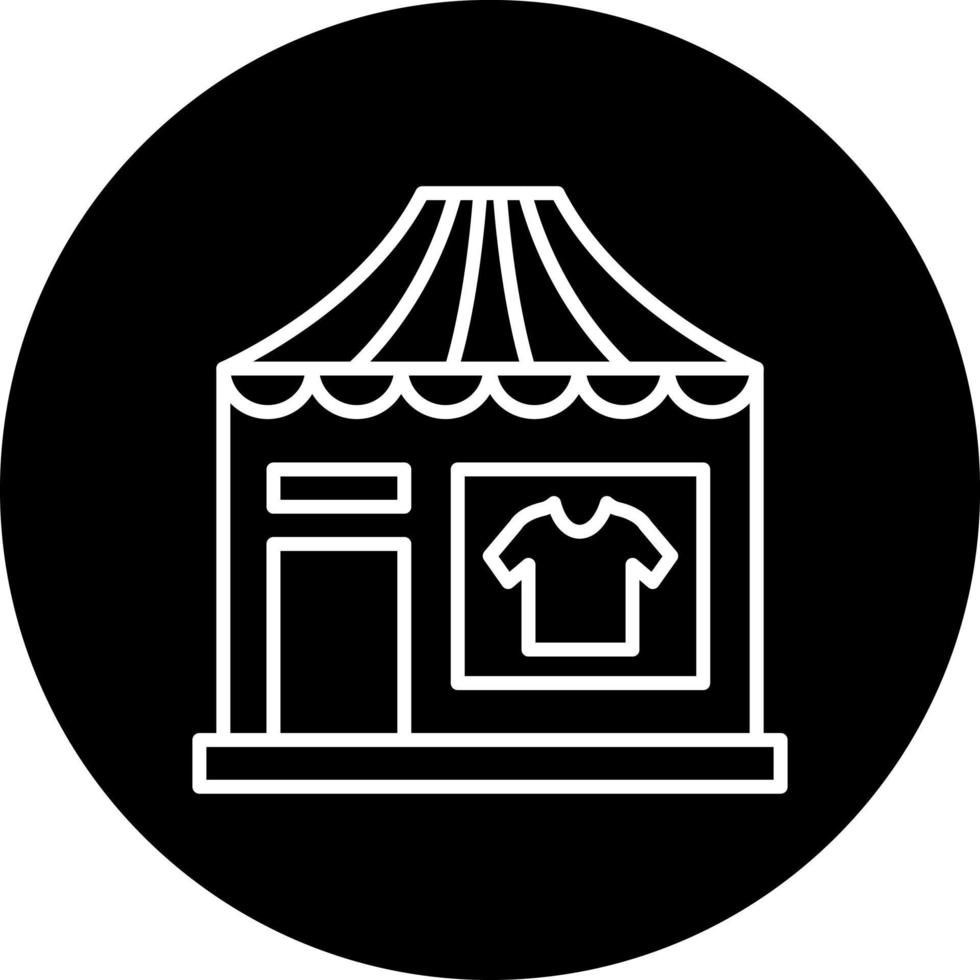 roupas loja vetor ícone estilo