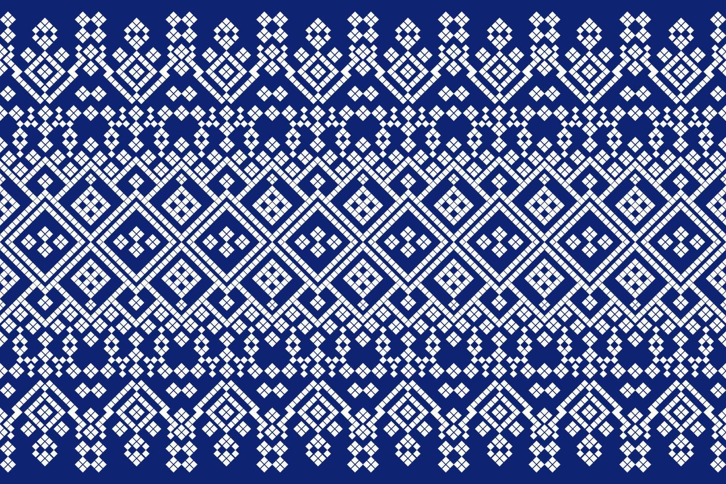 desatado geométrico étnico ásia oriental e tradição padronizar Projeto para textura e fundo. seda e tecido padronizar decoração para tapete, tailandês roupas, invólucro e papel de parede vetor