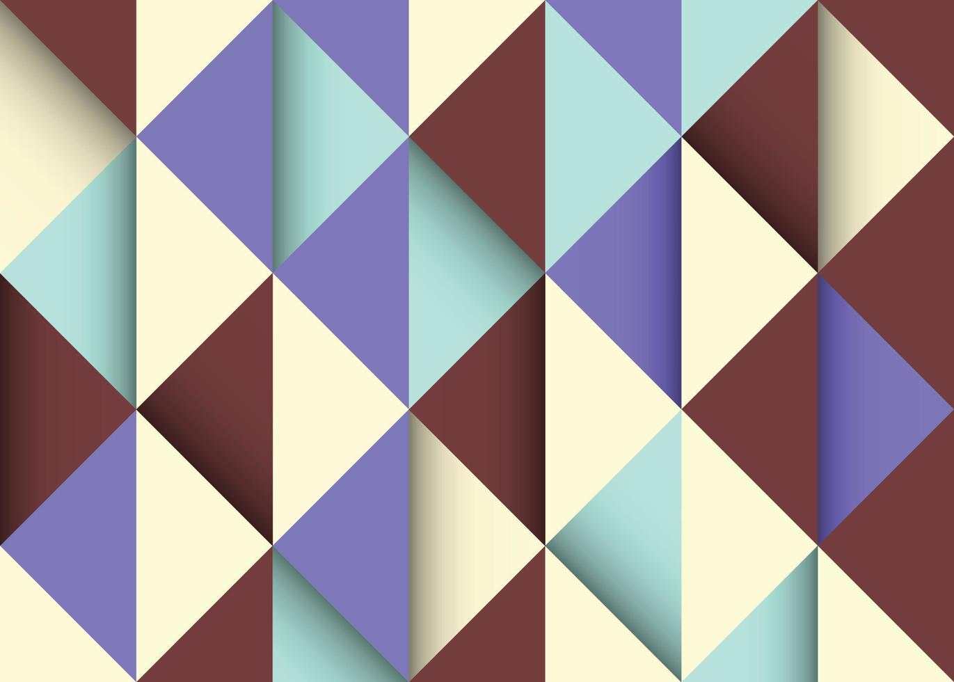 triângulos abstratos de azuis e brancos em padrão sem emenda. vetor