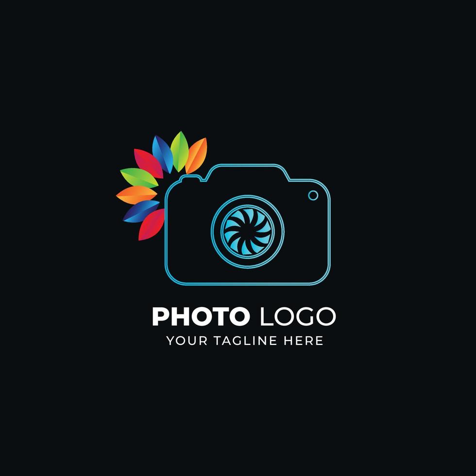 estúdio fotografia Câmera logotipo vetor ilustração Projeto.