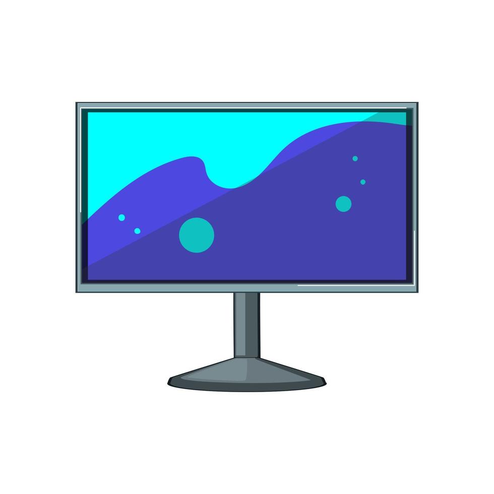 Área de Trabalho monitor pc desenho animado vetor ilustração