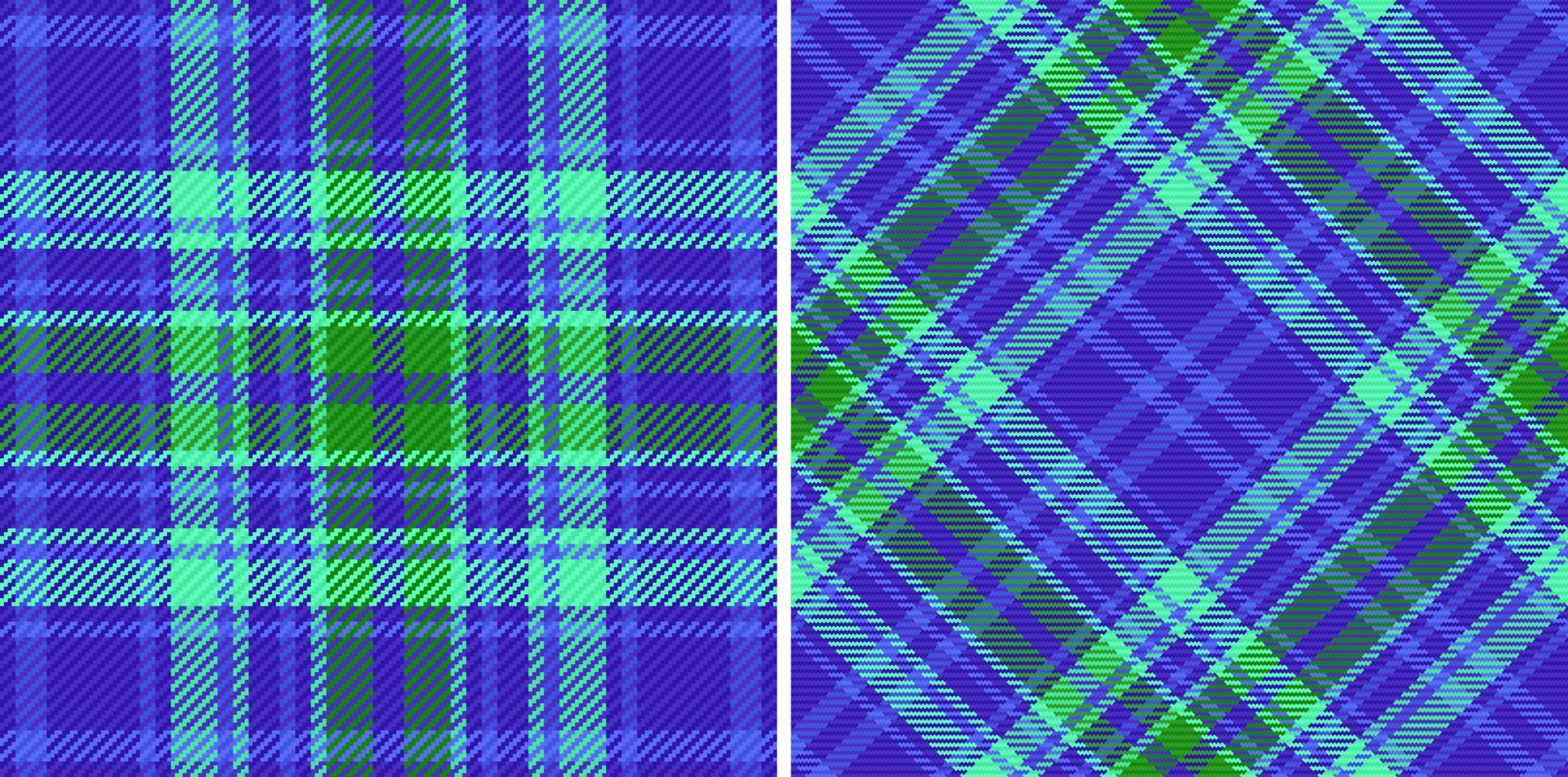 Verifica padronizar xadrez. tecido desatado tartan. fundo vetor têxtil textura.