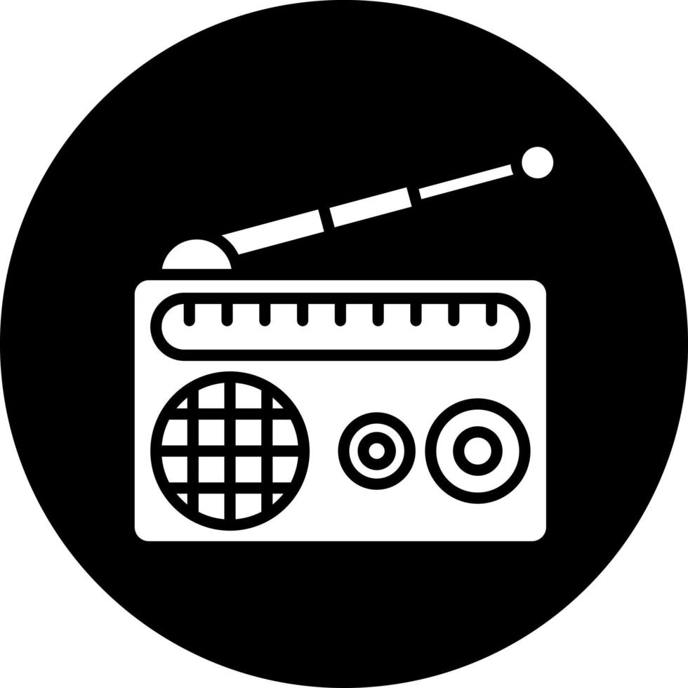 rádio vetor ícone estilo