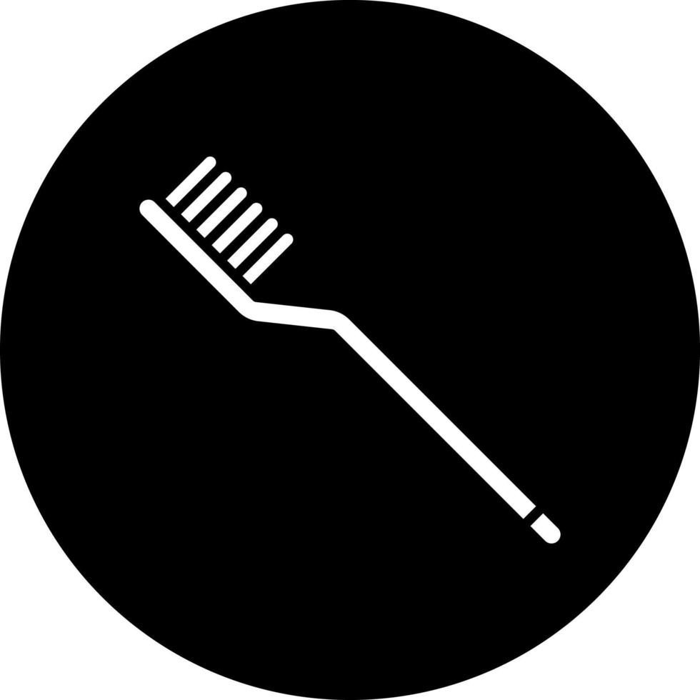 dente escova vetor ícone estilo