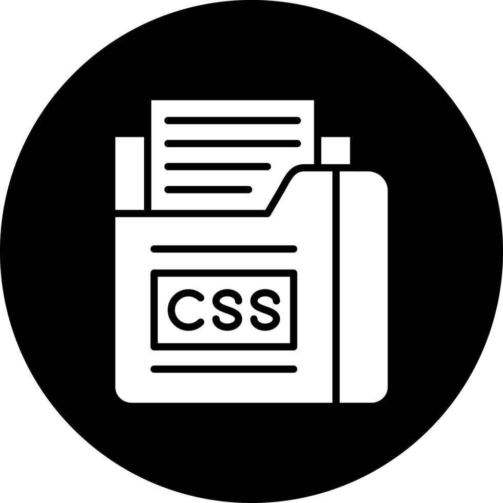 css Arquivo vetor ícone estilo