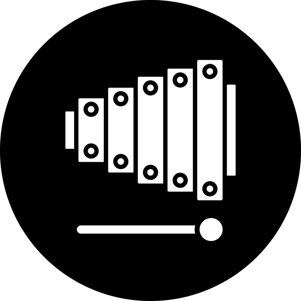 xilofone vetor ícone estilo