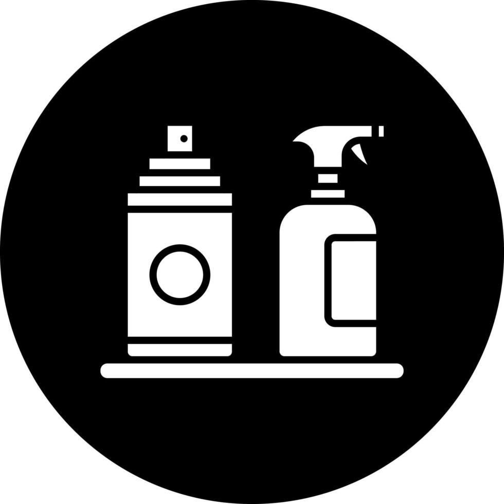 limpeza produtos vetor ícone estilo