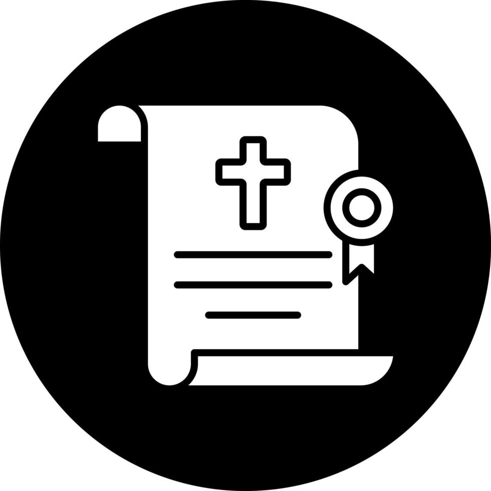 morte certificado vetor ícone estilo