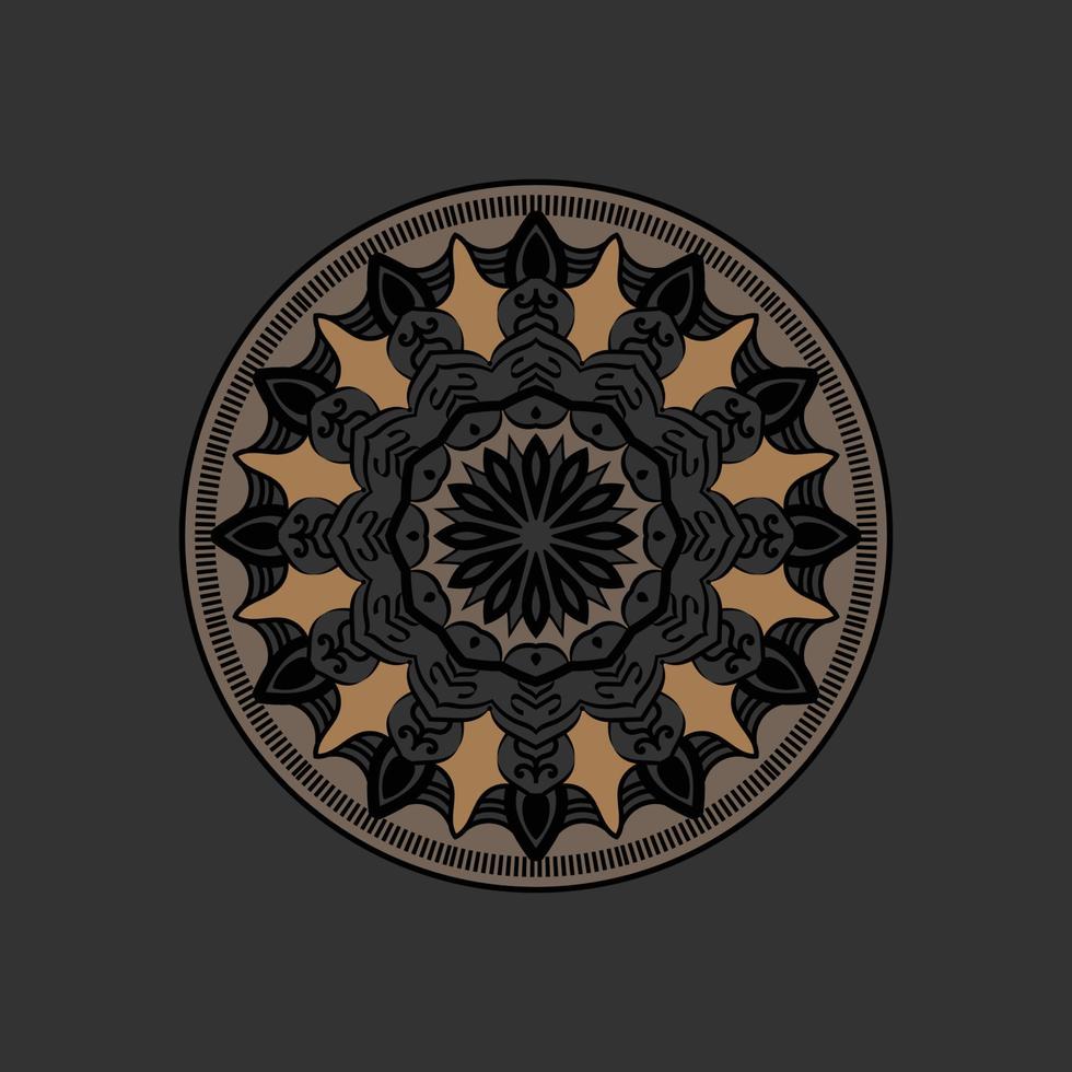 design criativo de mandala vetor