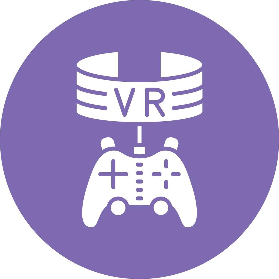 vetor Projeto vr jogos ícone estilo