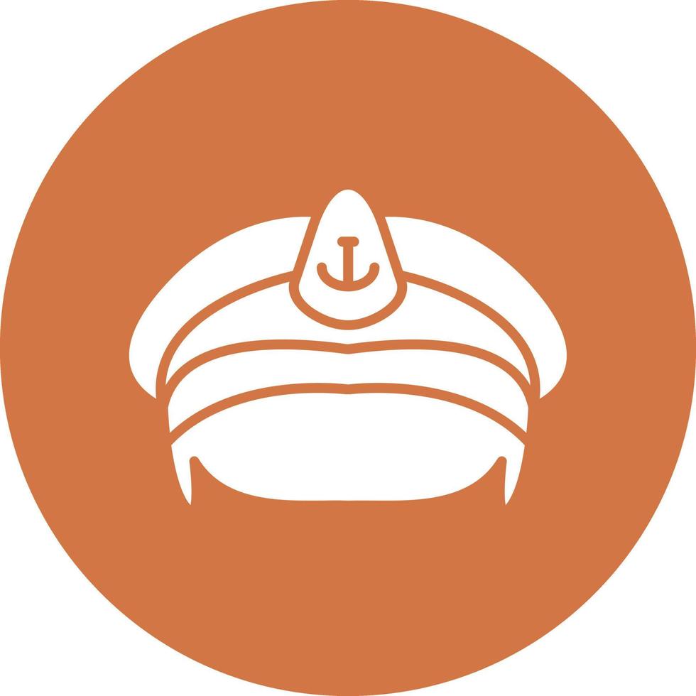 vetor Projeto marinheiro chapéu ícone estilo