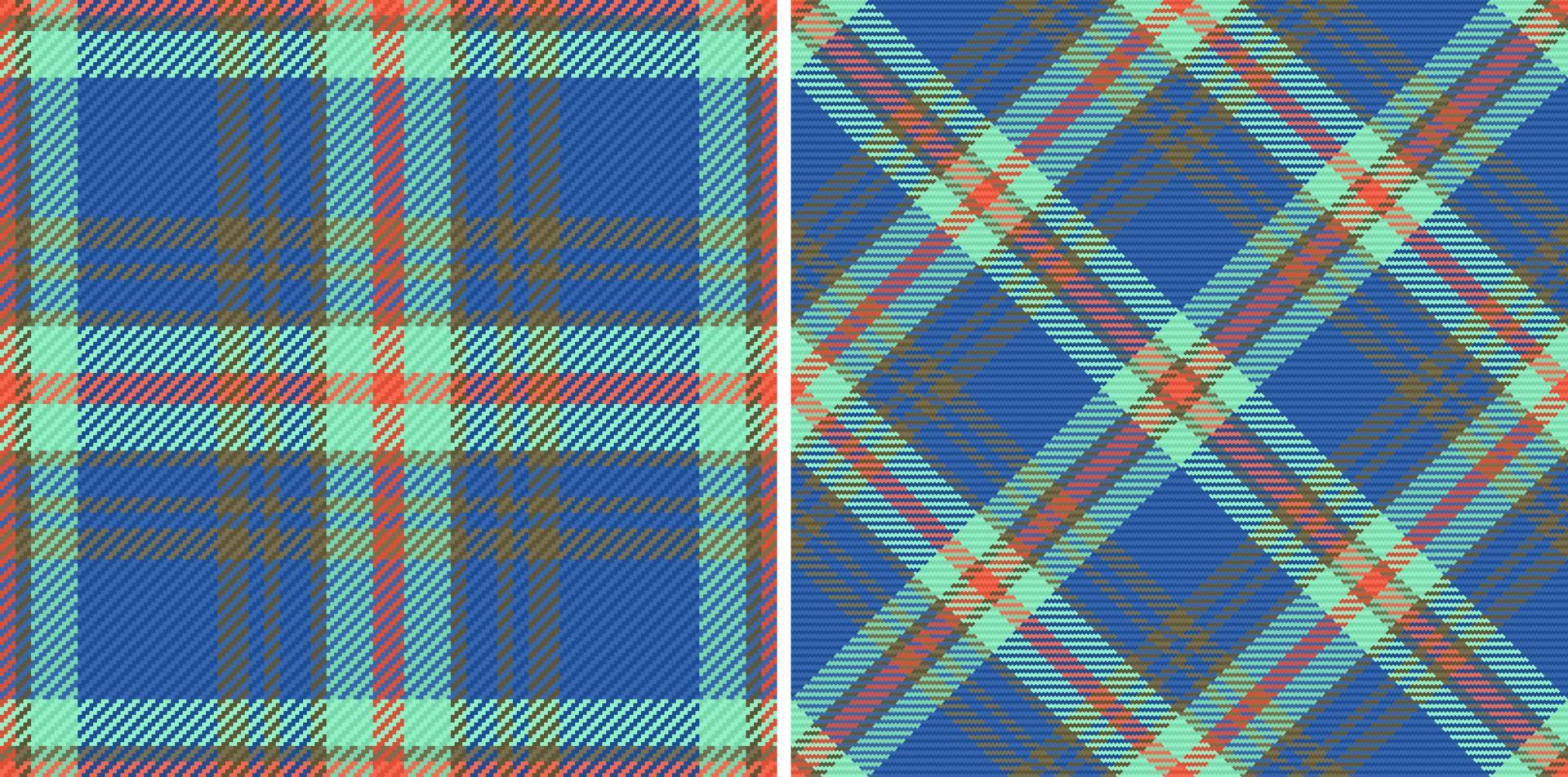 vetor têxtil xadrez. tecido fundo textura. tartan padronizar desatado verificar.