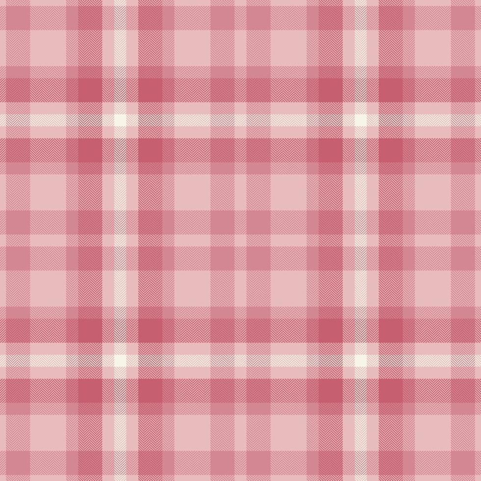 padrão sem emenda xadrez em vermelho. verifique a textura do tecido. impressão têxtil vetorial. vetor