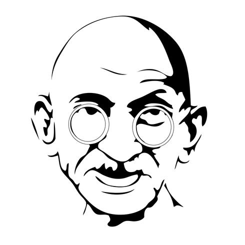 Gandhi vetor