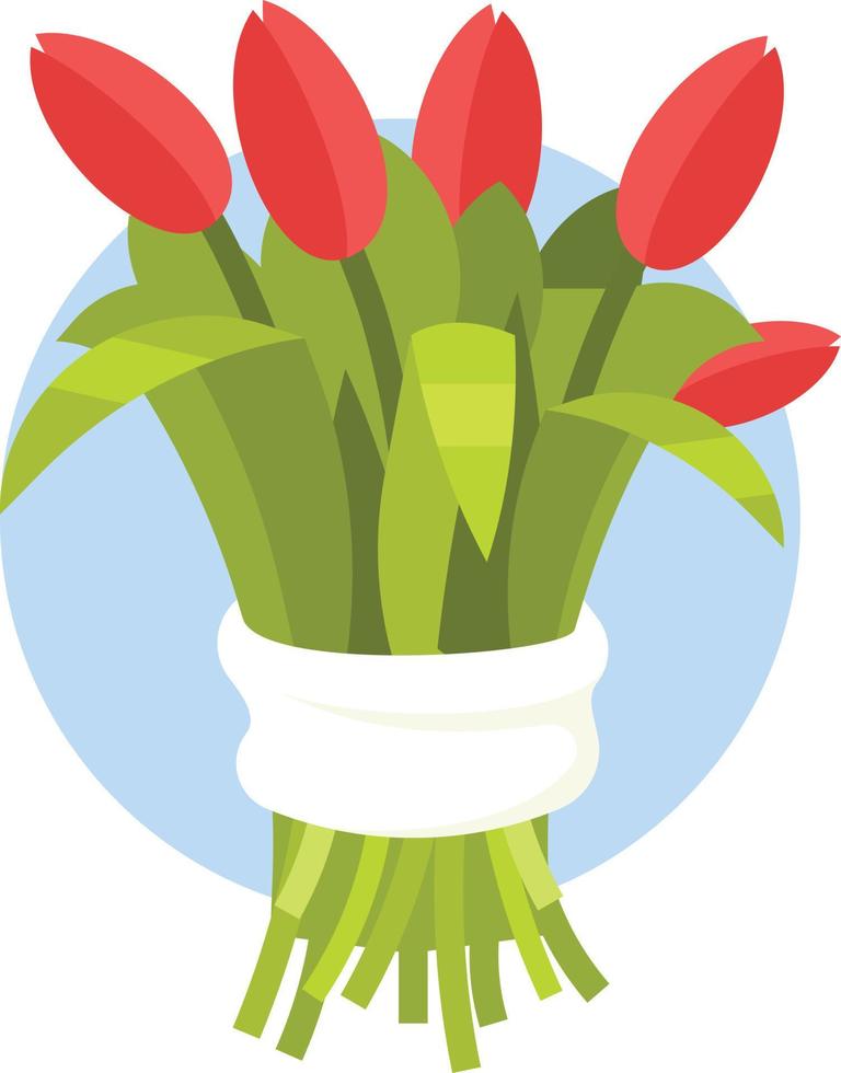 vetor imagem do uma ramalhete do tulipas