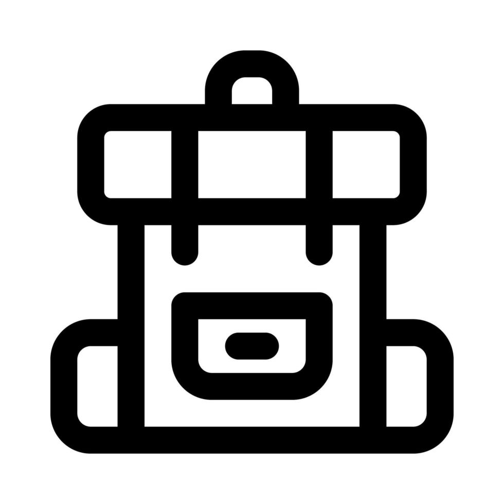 mochila ícone para seu local na rede Internet, móvel, apresentação, e logotipo Projeto. vetor