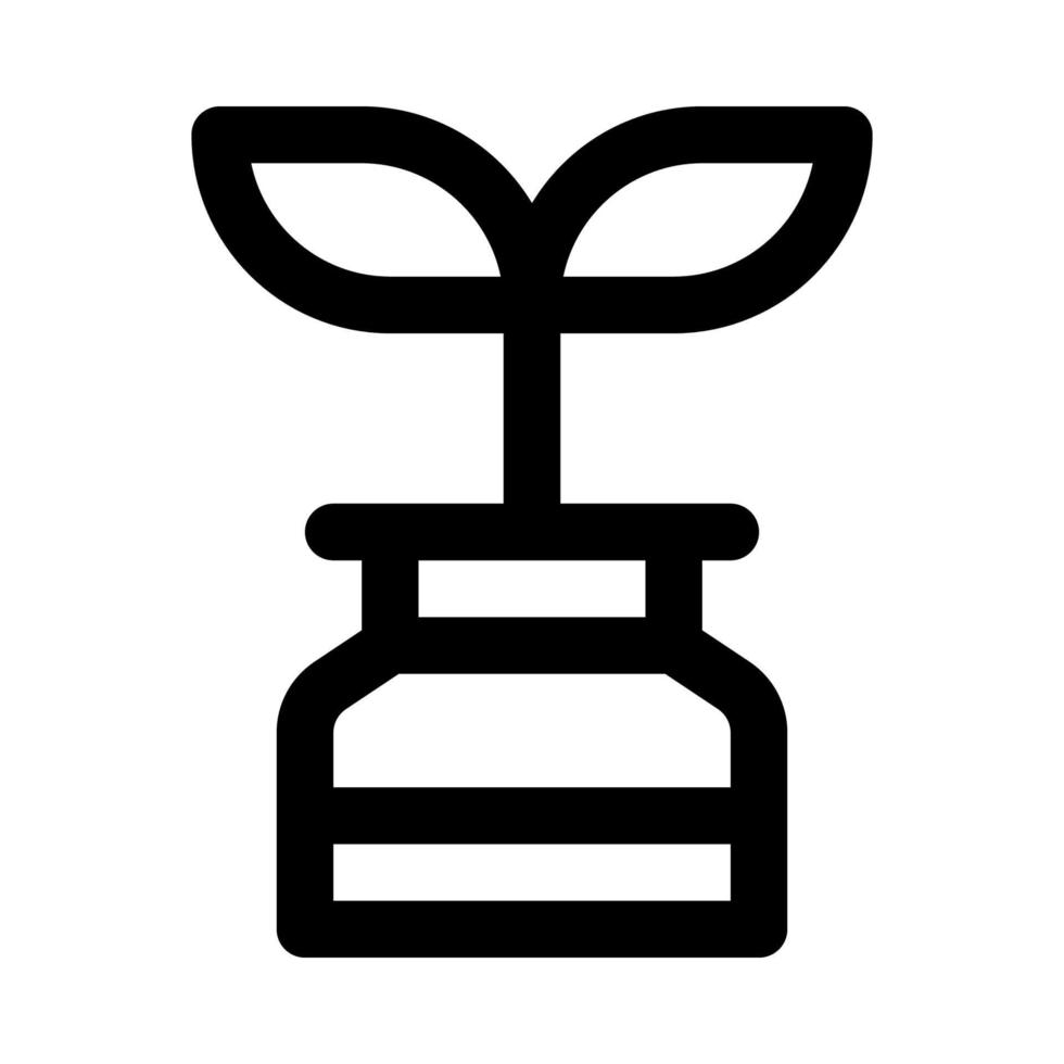 ícone de vaso para seu site, celular, apresentação e design de logotipo. vetor