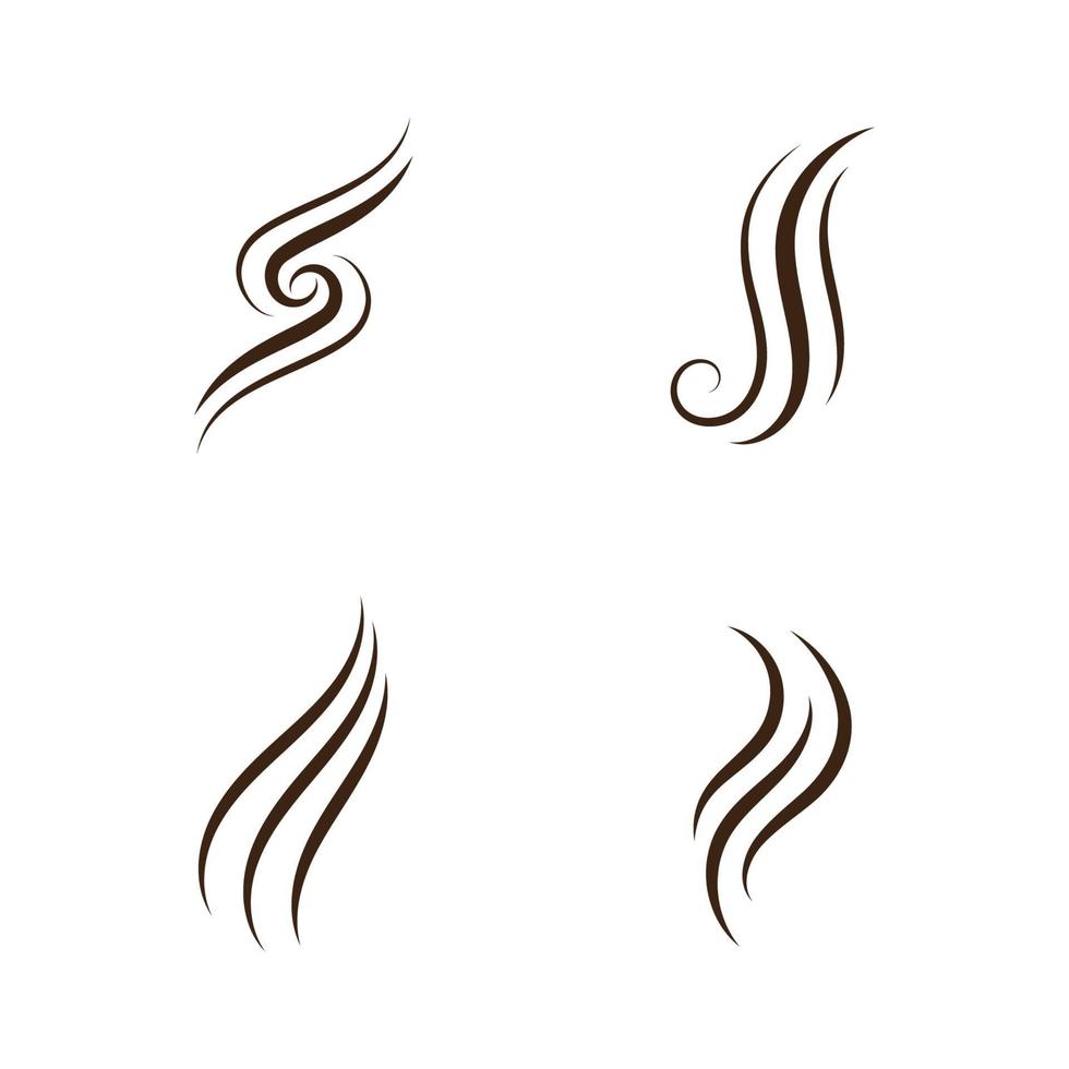 símbolo de vetor de logotipo de cabelo, ícone de ilustração