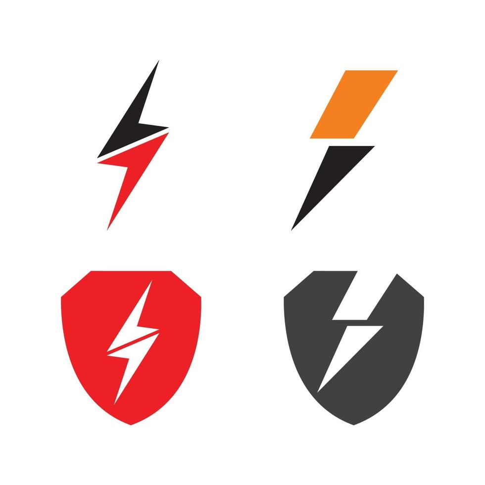 vetor de logotipo flash thunderbolt