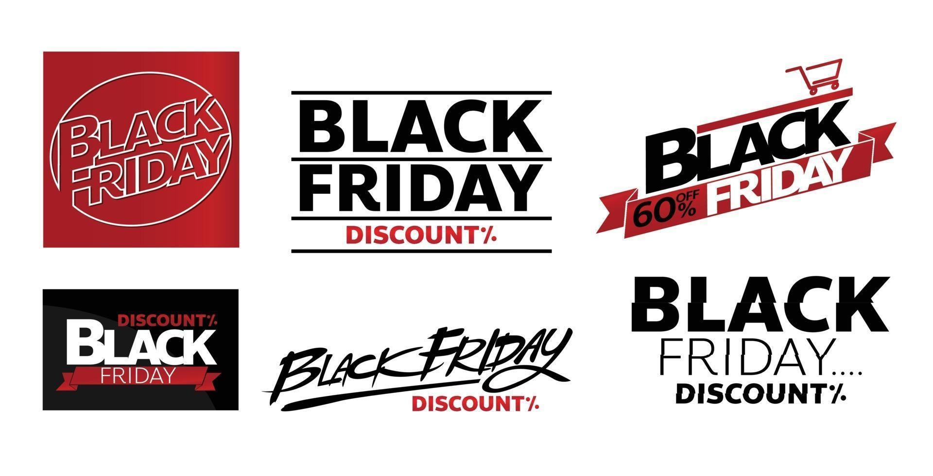 design de tag de promoção onlineshop black friday para venda vetor