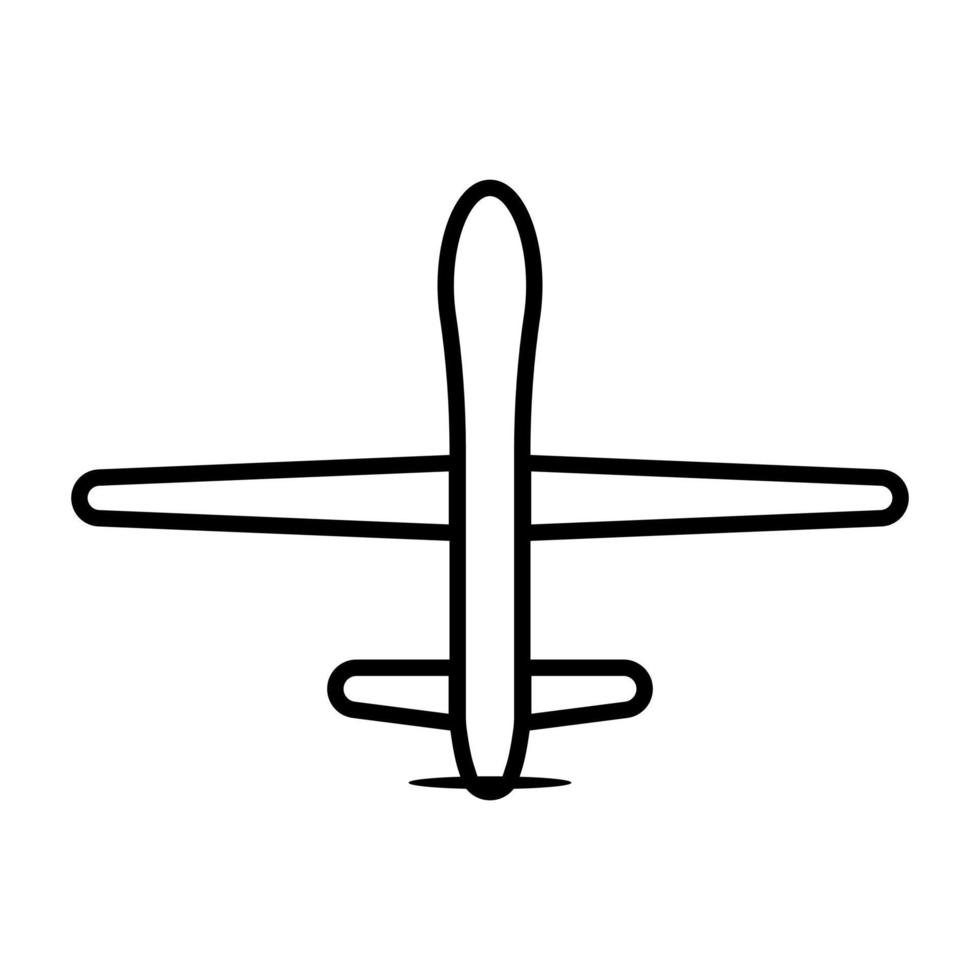 militares zangão ícone vetor aeronave para inteligência e ataque para gráfico projeto, logotipo, local na rede Internet, social meios de comunicação, Móvel aplicativo, ui ilustração