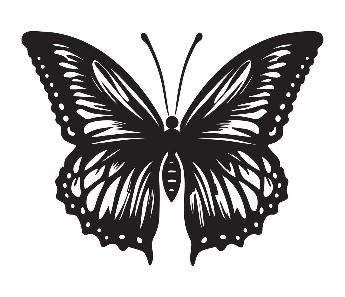 borboleta ícone. simples ilustração do grande borboleta vetor ícone