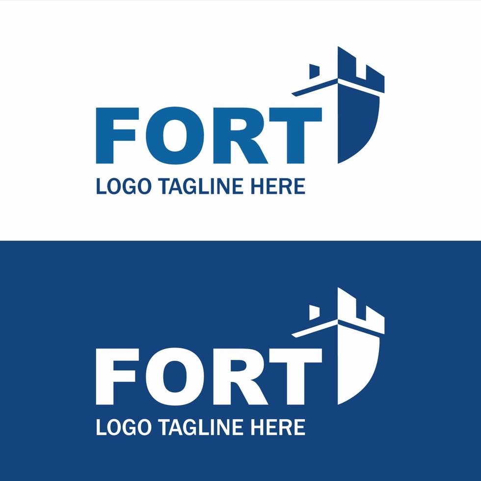 vetor histórico forte logotipo