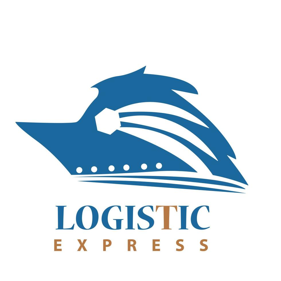 logística frete transporte plano simples logotipo Projeto. internacional comércio e logístico vetor Projeto. mar e ar carga Serviços logótipo