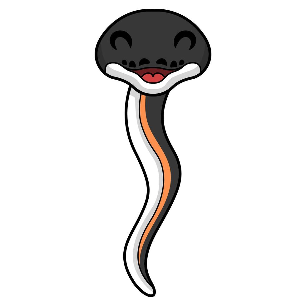 fofa ouro albertisi serpente desenho animado vetor