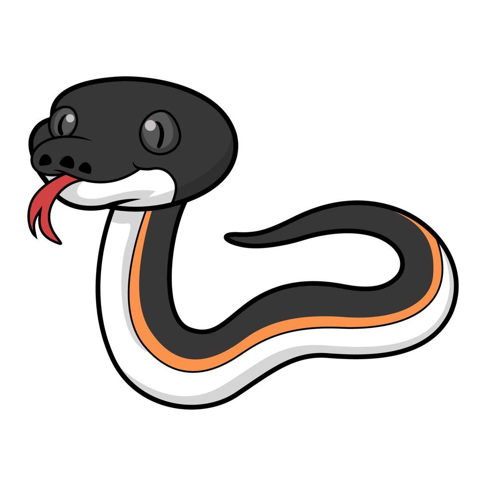 fofa ouro albertisi serpente desenho animado vetor