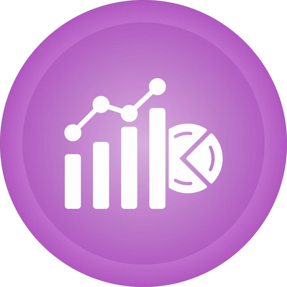 ícone de vetor de gráfico de barras